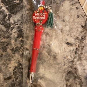 Handcrafted Merry Christmas Pen